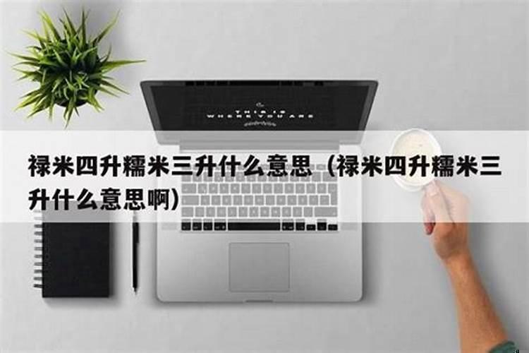 禄米三升三合，糯米二升，棉布一段