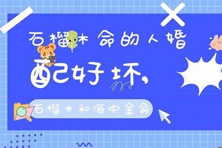 石榴木命的男人和石榴木女人配吗