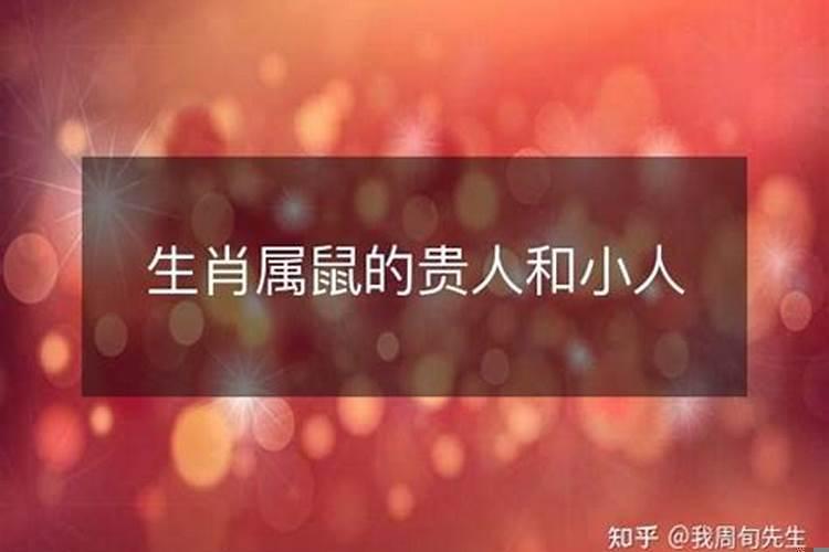 属鼠的贵人是谁小人是什么属