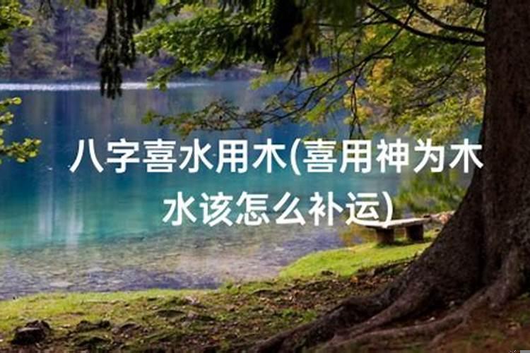 喜用神为木水该怎么补运