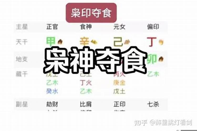 枭神夺食成立的条件盲派