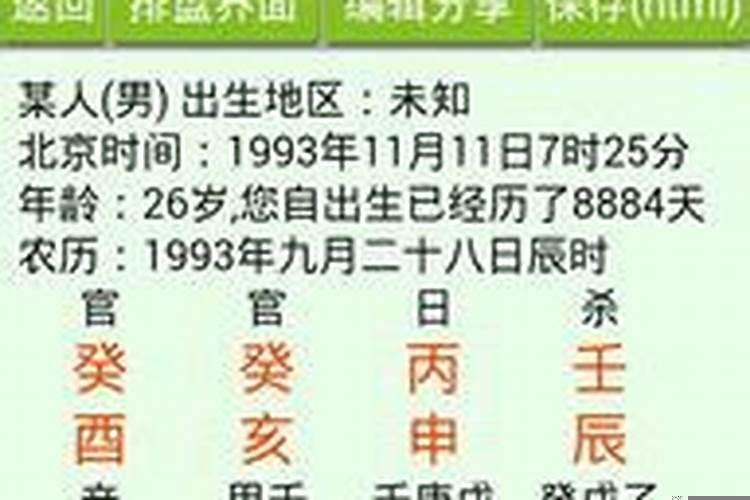 生辰八字看配偶方向