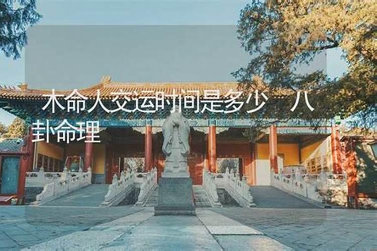 木命人何时交运