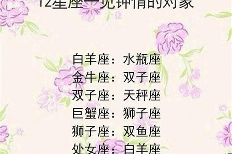 十二星座一见钟情的星座是什么