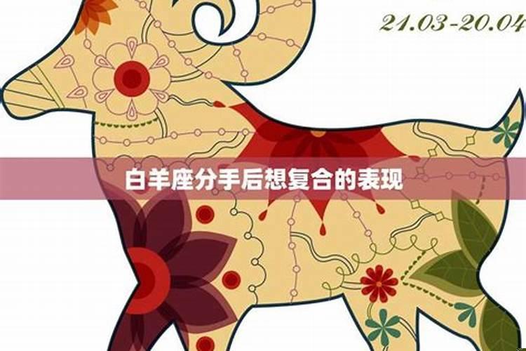 白羊座男生分手了会怎样