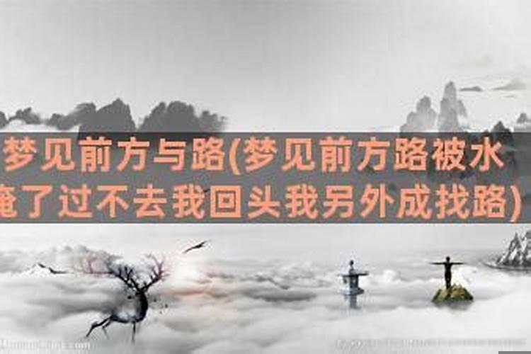 梦见发大水把路淹了过不去
