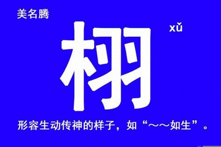 栩配什么字名字好听