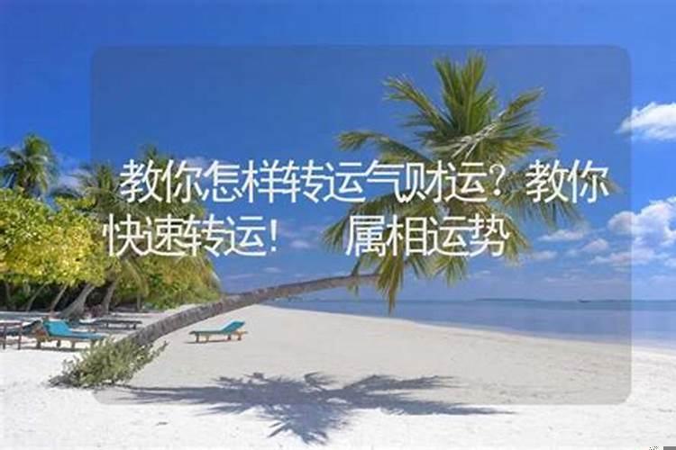 教你怎样转运气财运