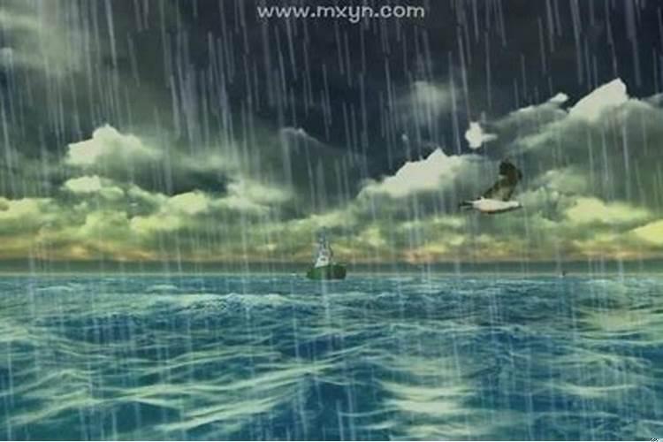 梦见暴风雨什么预兆呢