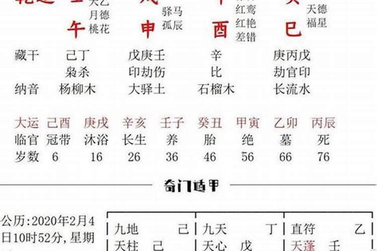 乾造戊辰辛酉丙午癸巳