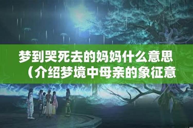 做梦梦到母亲是什么意思