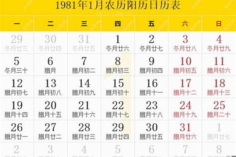1981年农历七月十五出生的人