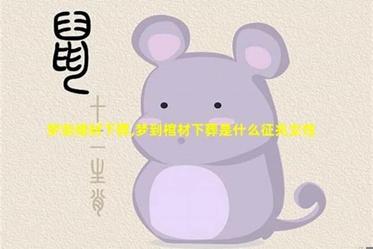 梦见棺材落在地上