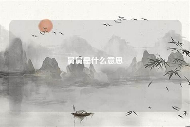 梦见舅舅啥意思