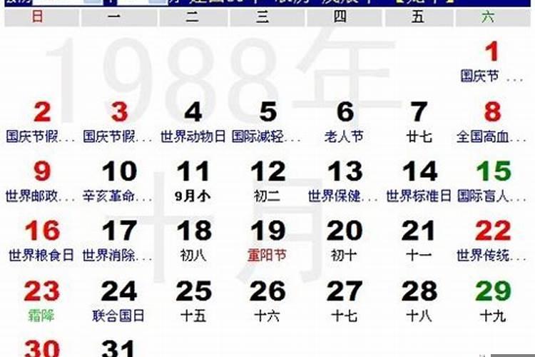 1988年正月二十三生辰八字