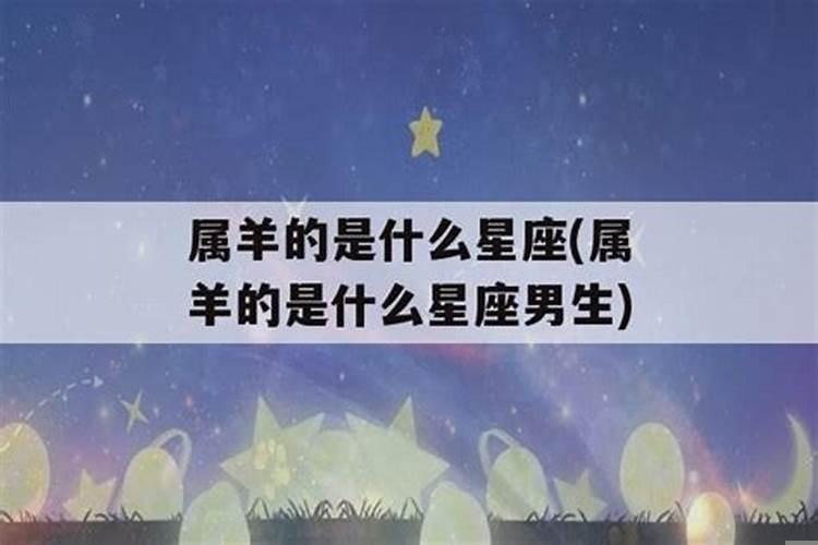 91年属羊的是什么星座