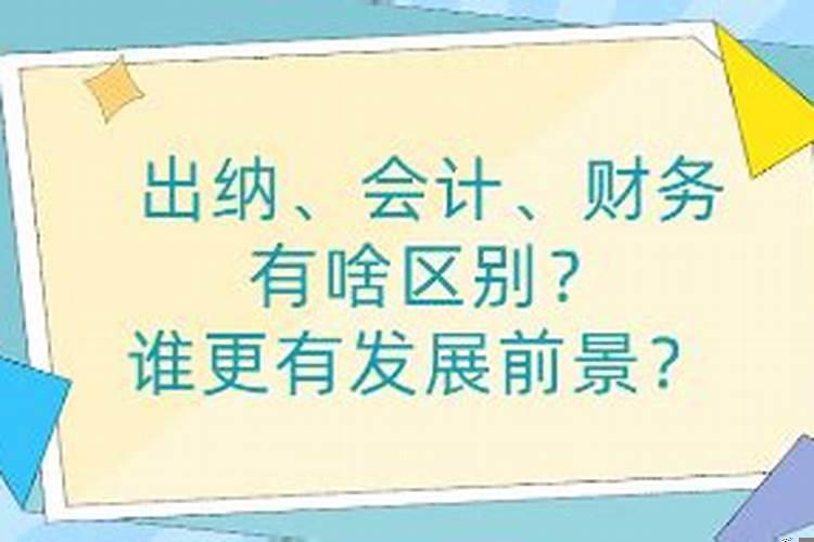 财务是出纳的意思吗