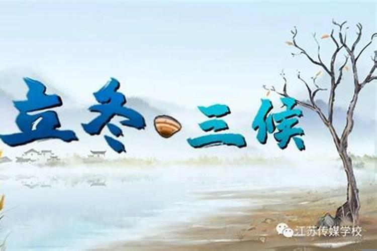 立冬的三候是什么意思