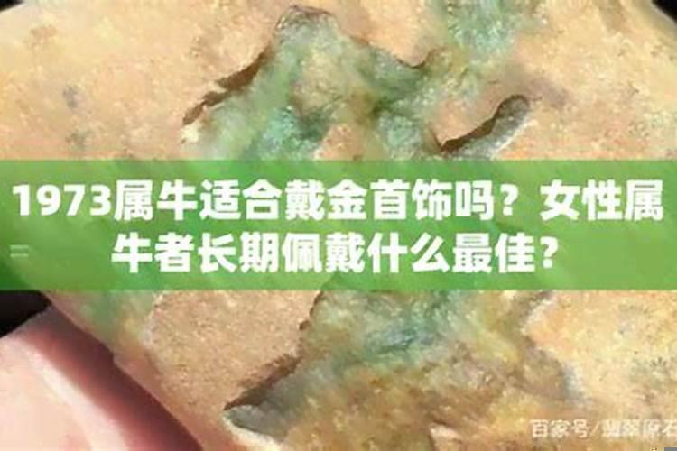 属牛能戴金牛吗