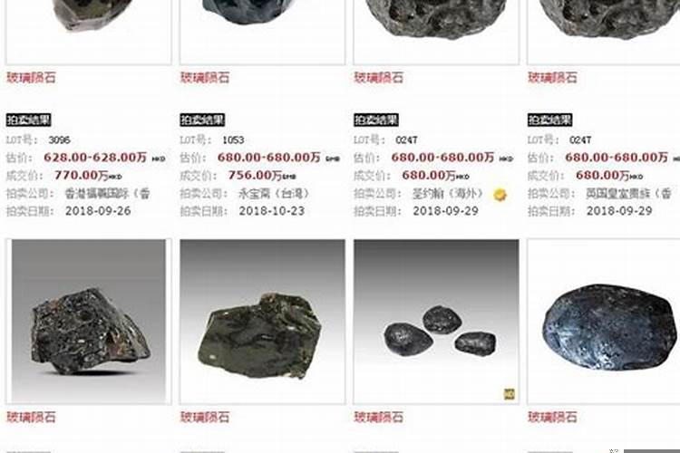 玻璃陨石最新市场动态