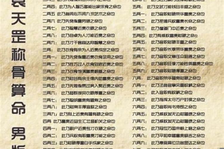 八字4两5钱的命运