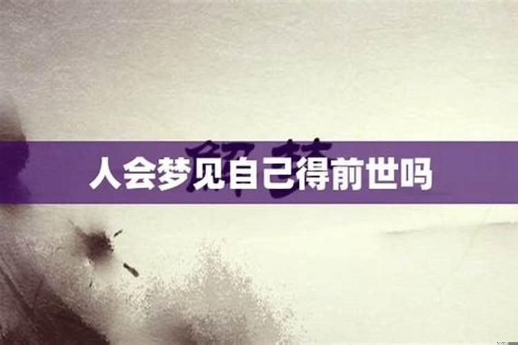 人会梦见自己的前世吗