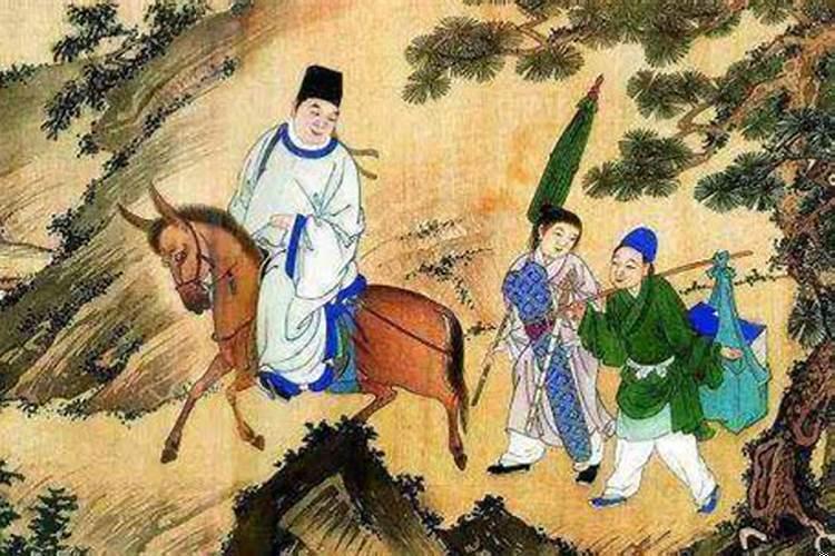 古代学子进京赶考