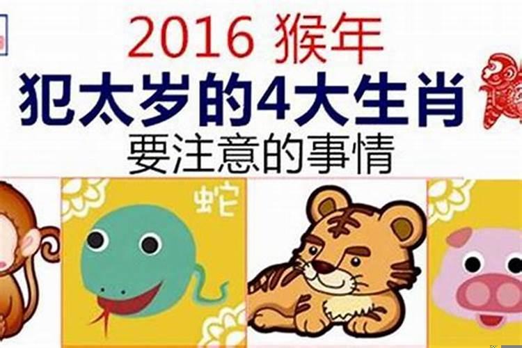 今年哪四个生肖犯太岁