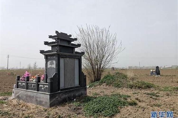 农村建房后面有坟怎么办