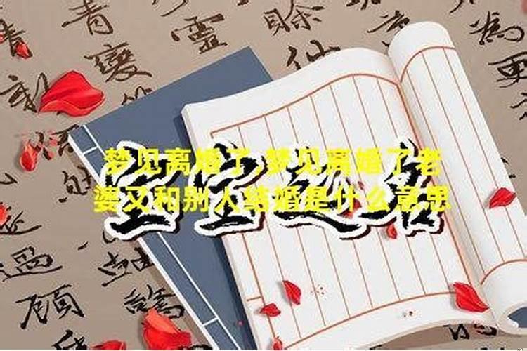 梦见离婚的老婆回来又走了