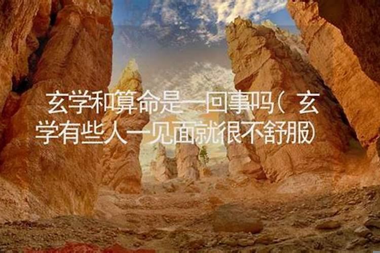 玄学是算命吗