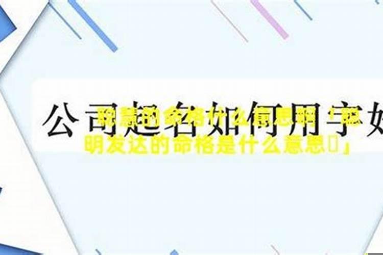 属啥的女孩子聪明好命