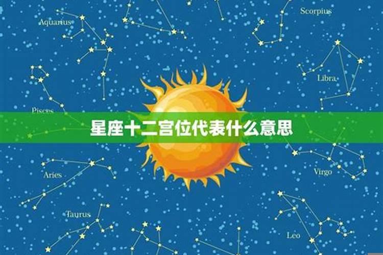 每个宫位对应的星座