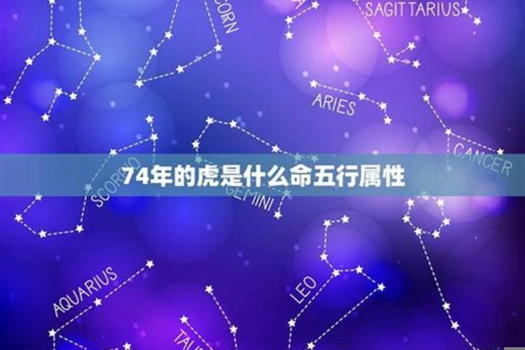 74年属虎的是什么命