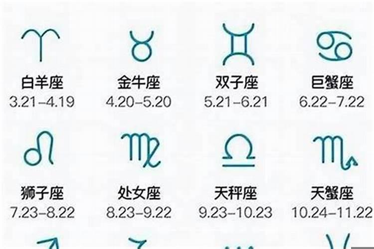 每个星座的日期是几月几日出生的?