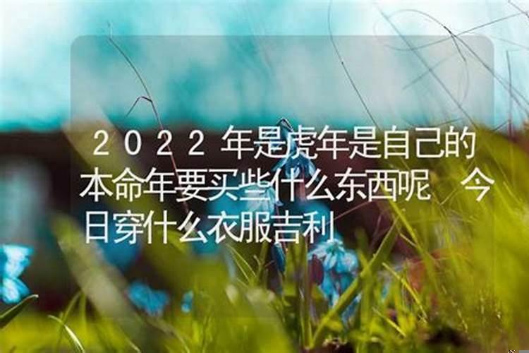 本命年需要准备什么