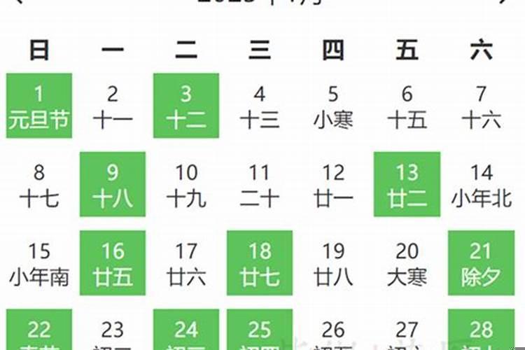 2020年安床吉日一览表