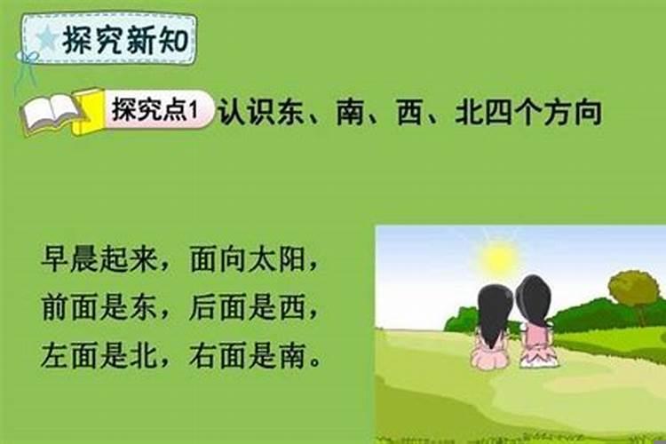 东西南北小口诀