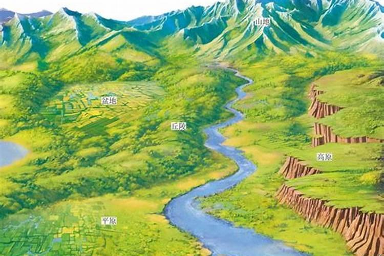 五种山区地貌