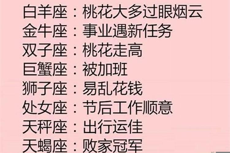 2025年12星座桃花运 2025会犯桃花运的星座运势