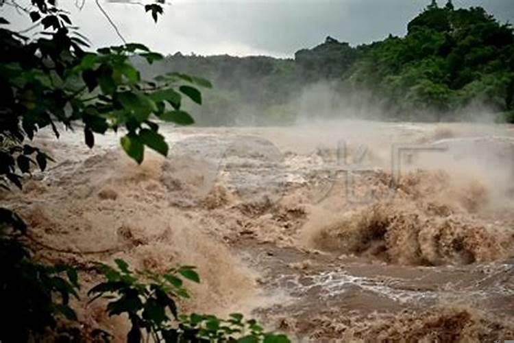 梦见山洪爆发场面壮观(梦见发洪水和鱼)