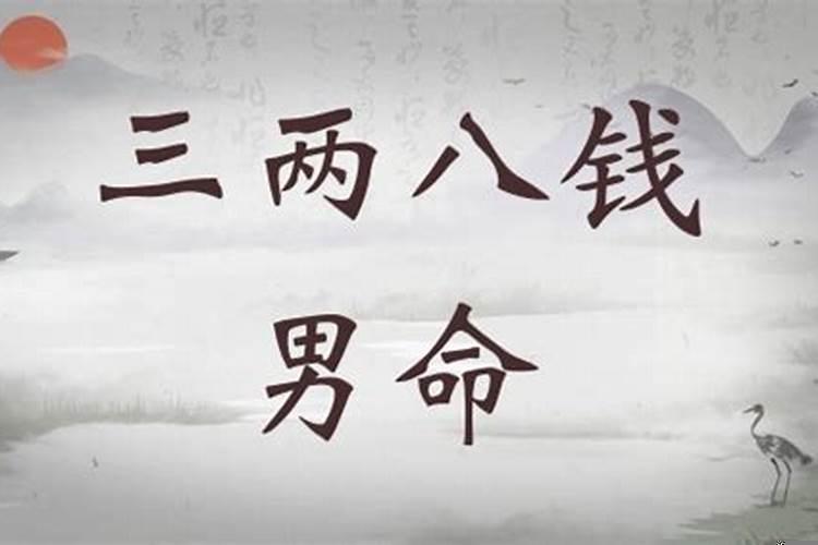 三两八钱男命最详细