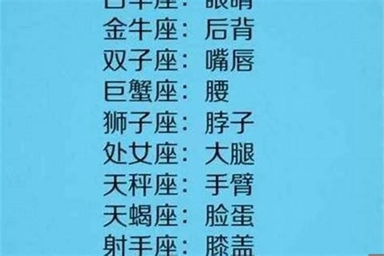 十二星座女最性感的部位