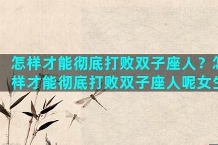 双鱼座女人如何对付双子座女人呢